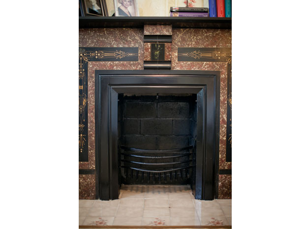 California Suite Fireplace